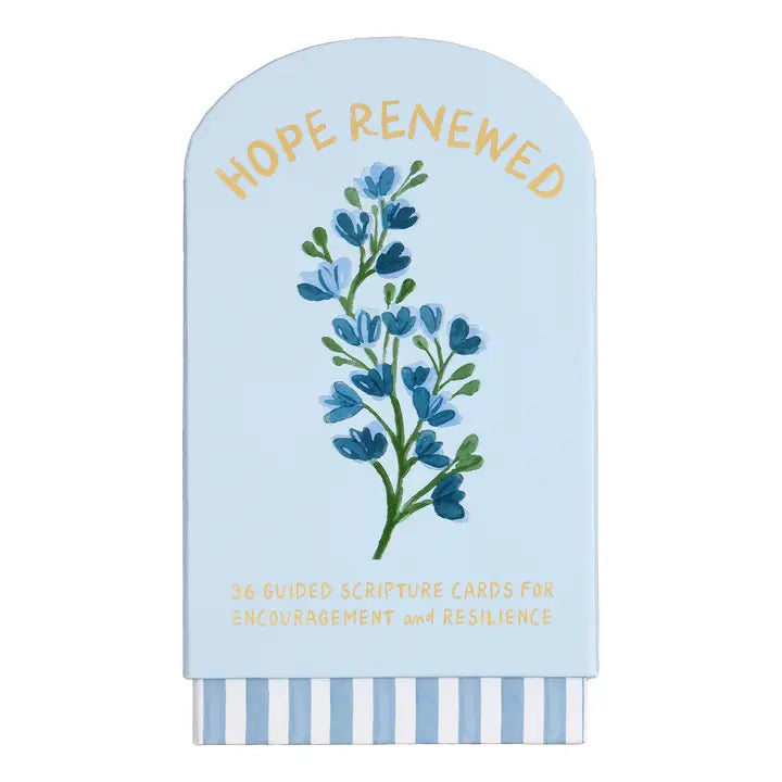 Faith Collection Guided Cards W/Stand Hope Renewed