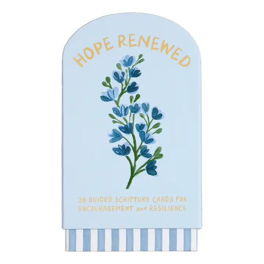 Faith Collection Guided Cards W/Stand Hope Renewed
