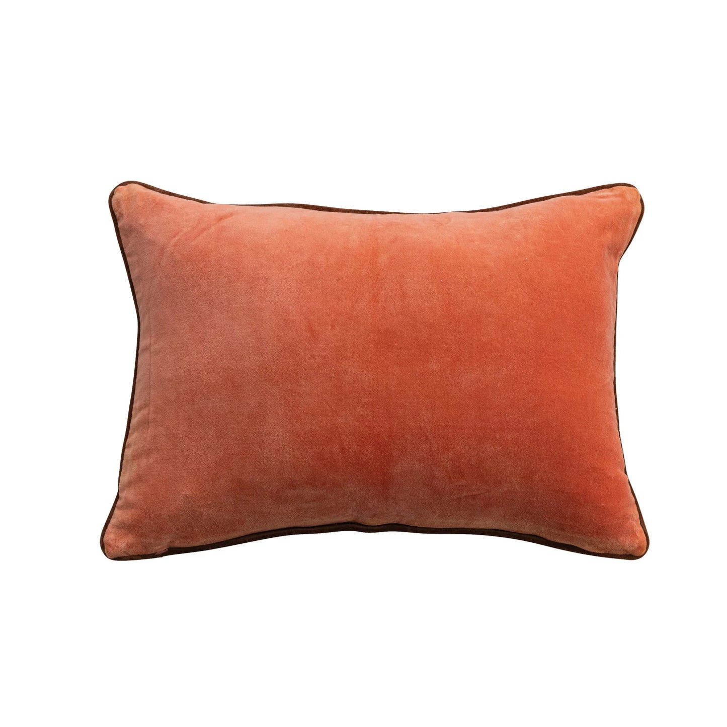 Lumbar Pillow with Beaded Cranes & Piping
