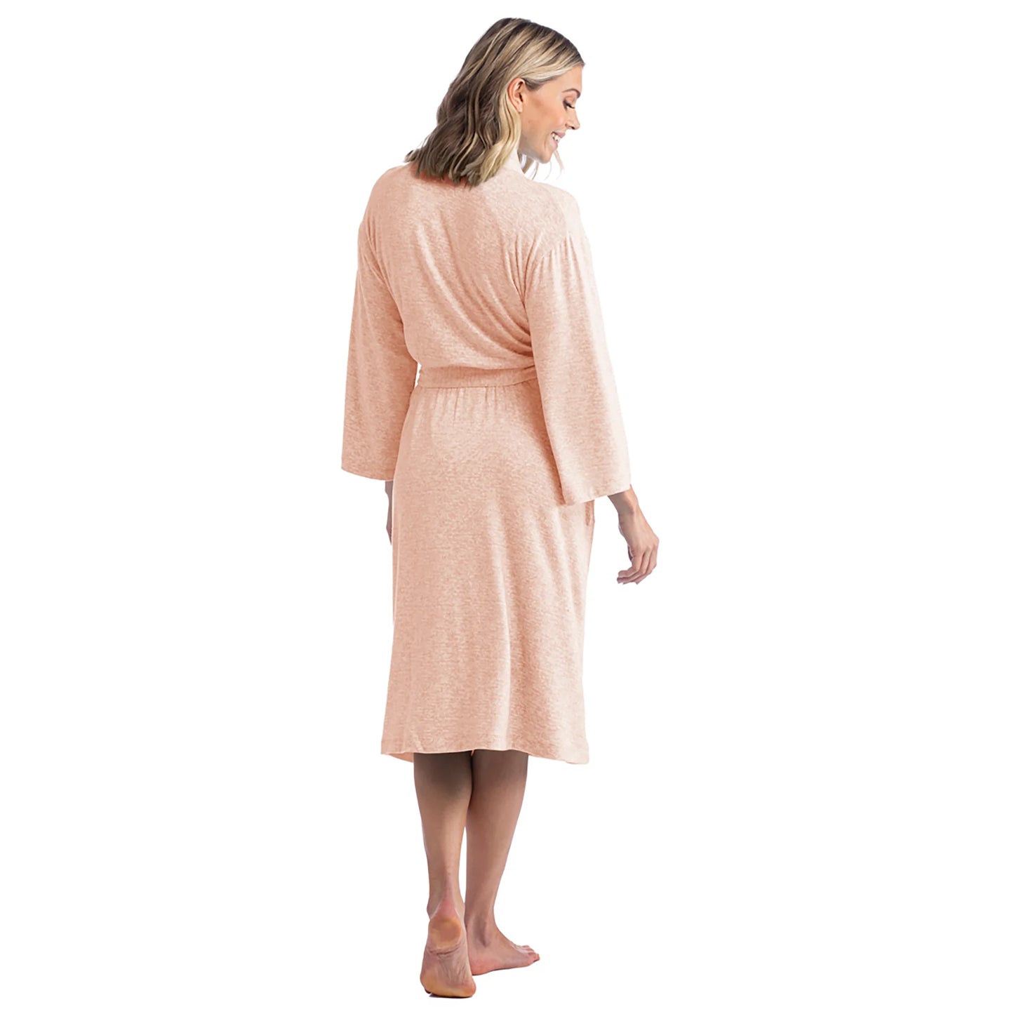 Dream Shawl Collar Robe- Apricot