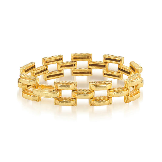 Pathway Petite Link Bracelet 7.25" Gold