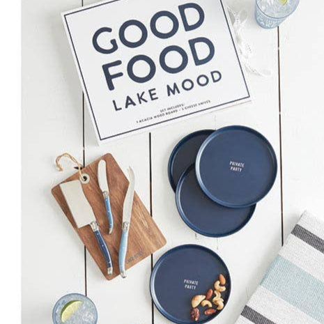 Face to Face Cheese Board Book Box - Good Food Lake Mood