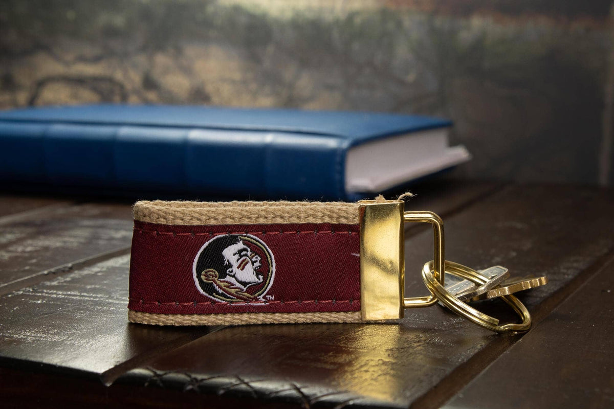 Florida State Seminoles Collegiate Woven Ribbon Key Chain