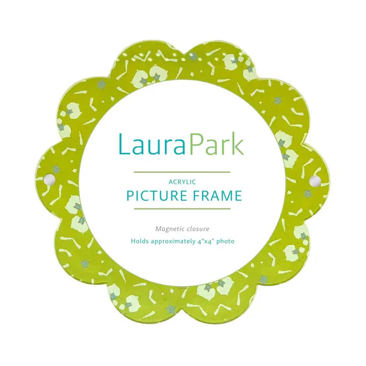 Dorset Round Garden Green Acrylic Picture Frame