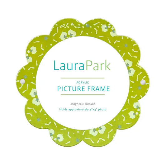 Dorset Round Garden Green Acrylic Picture Frame