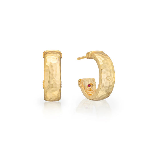 Cleopatra Classic Small Hoop Earrings - Gold