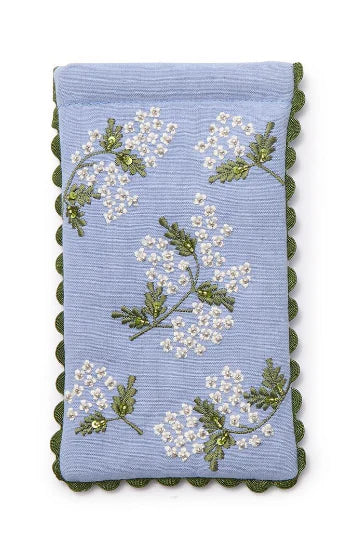 Hydrangea Fabric Eyeglass Case