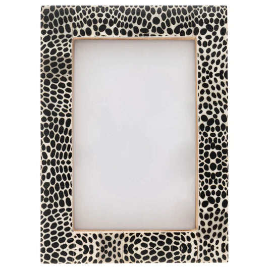 Bone Spotted Picture Frame 4x6