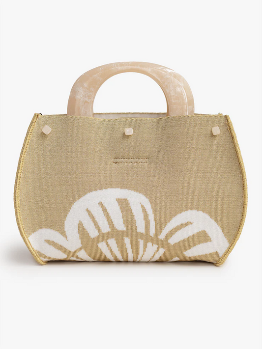 Bonnie Bermuda Bag Gold/White