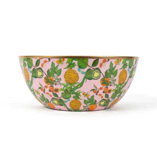 Pineapple Gardena Enameled Bowl