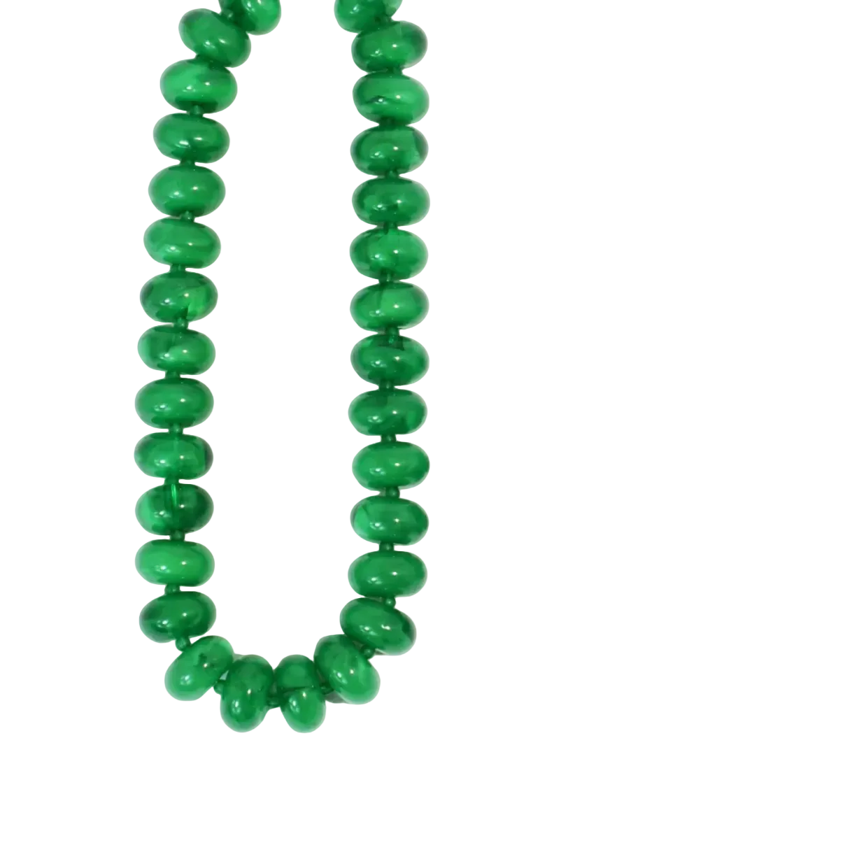 Sugar Beads Necklace : Green
