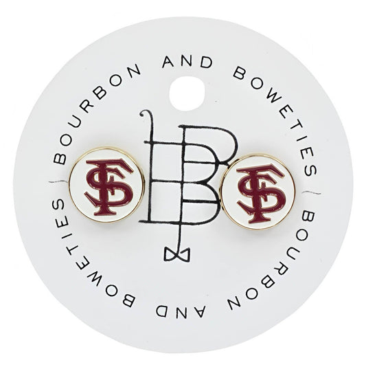 FSU Logo Stud Earring