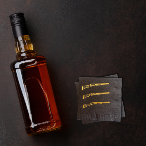 Hunting Hunter | Gold Foil Napkins