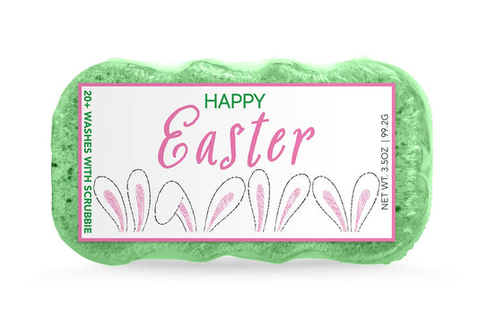 Happy Easter Body Bar Sponge | Seaside | Green