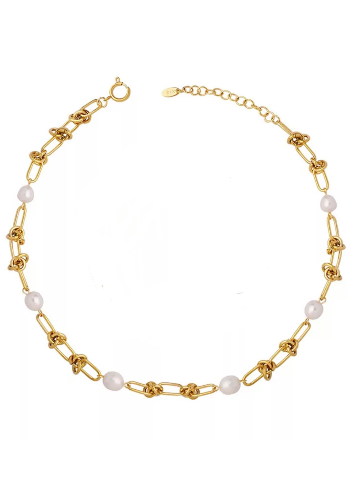 Pearl Rope Knot Necklace