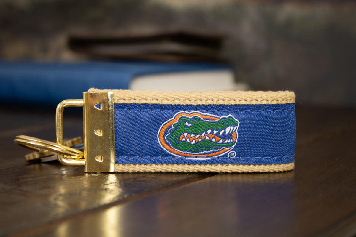Florida Gators Collegiate Woven Ribbon Key ChainGators Gift.