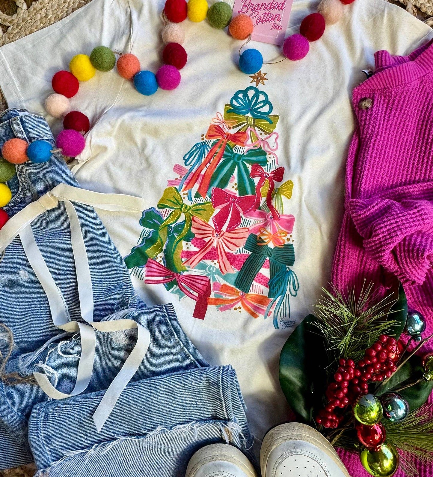 Bright Bow Tree T-Shirt