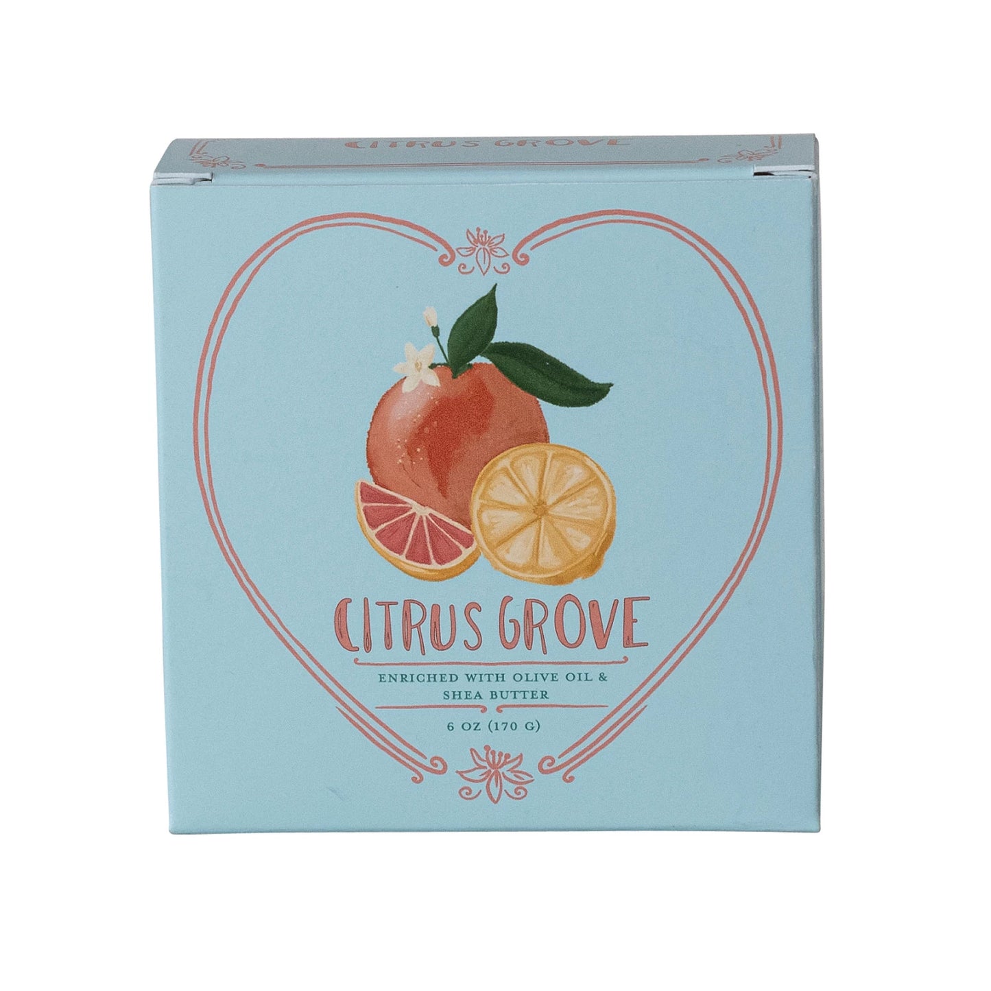 Heart Citrus Grove Scented Soap