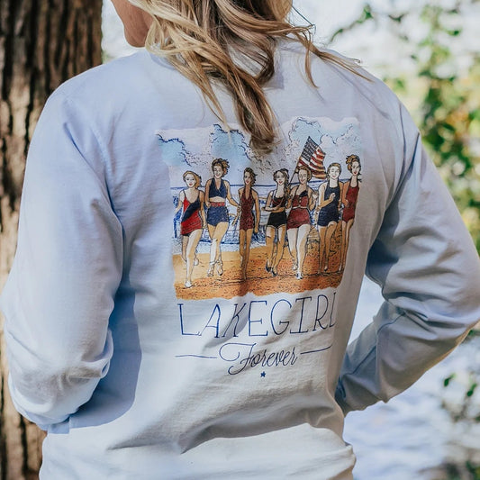 Vintage Lakegirls Long Sleeve in Powder