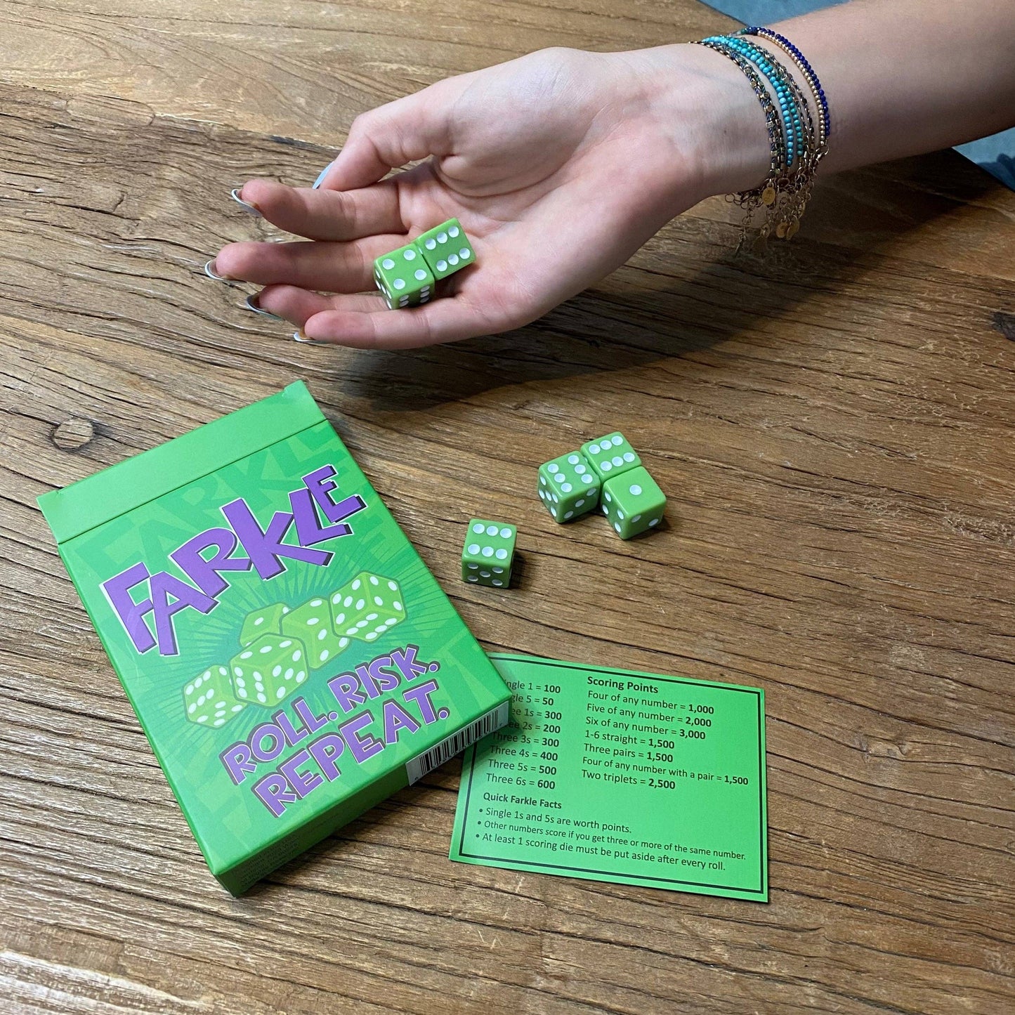 Farkle Dice Travel Game