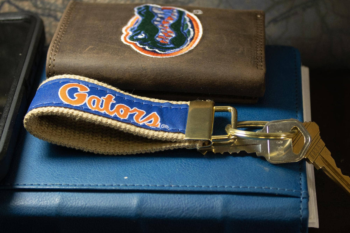 Florida Gators Collegiate Woven Ribbon Key ChainGators Gift.