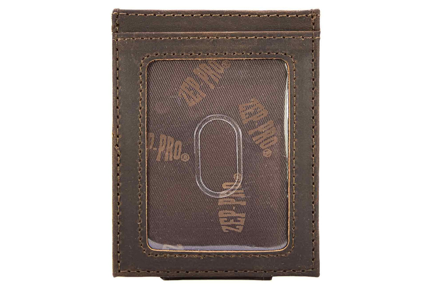 Florida Gators Men's Magnetic Front Pocket Leather Wallet.