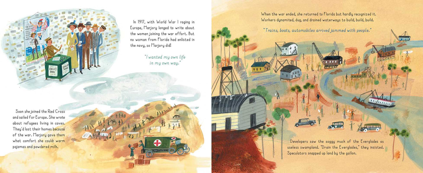 Marjory Saves the Everglades by Sandra Neil Wallace: Hardcover; 56 pages / English