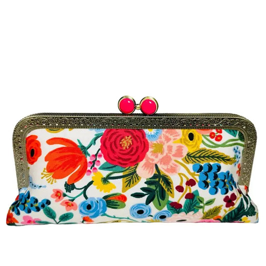 Cell Phone Clutch - Garden Party Cream