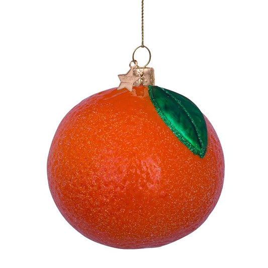 Ornament Glass Orange