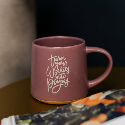 Turn Your Worries Into Prayer Mug