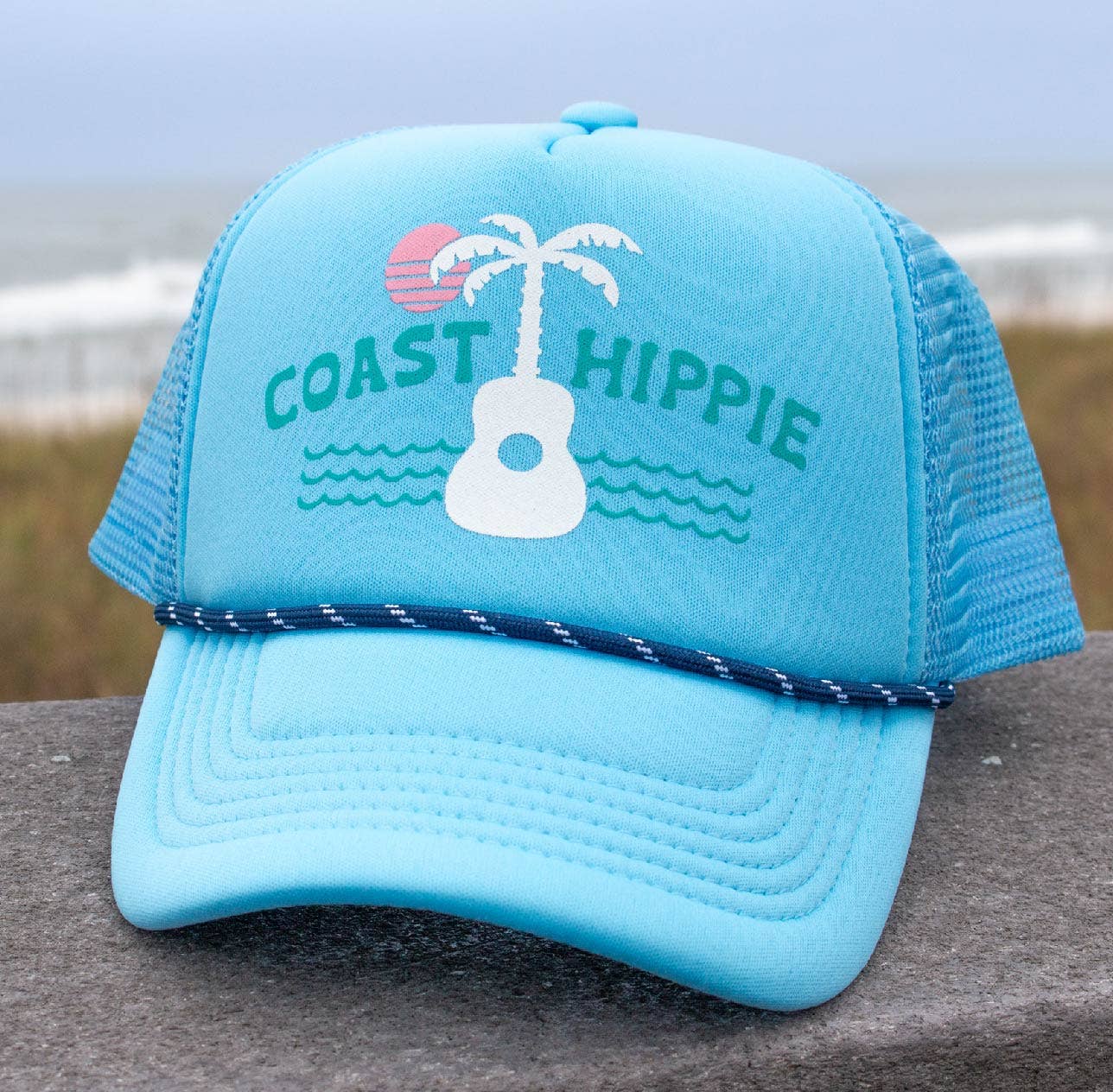 Trop Rock Foam Trucker: Coastal Hippie