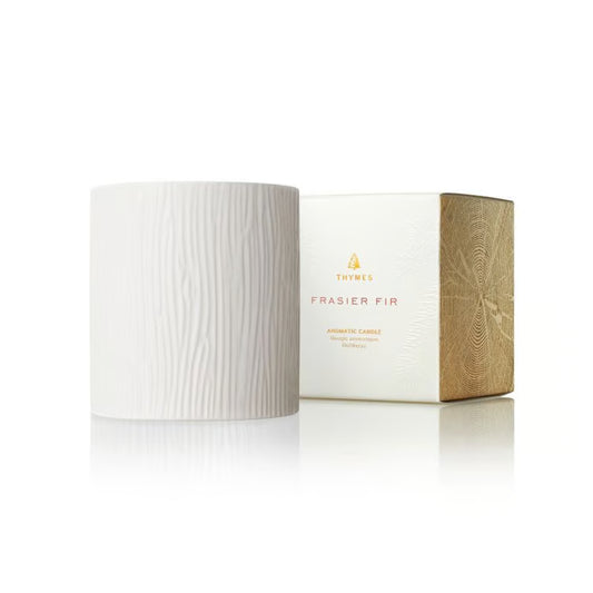 Frasier Fir Gilded Ceramic Poured Candle Medium