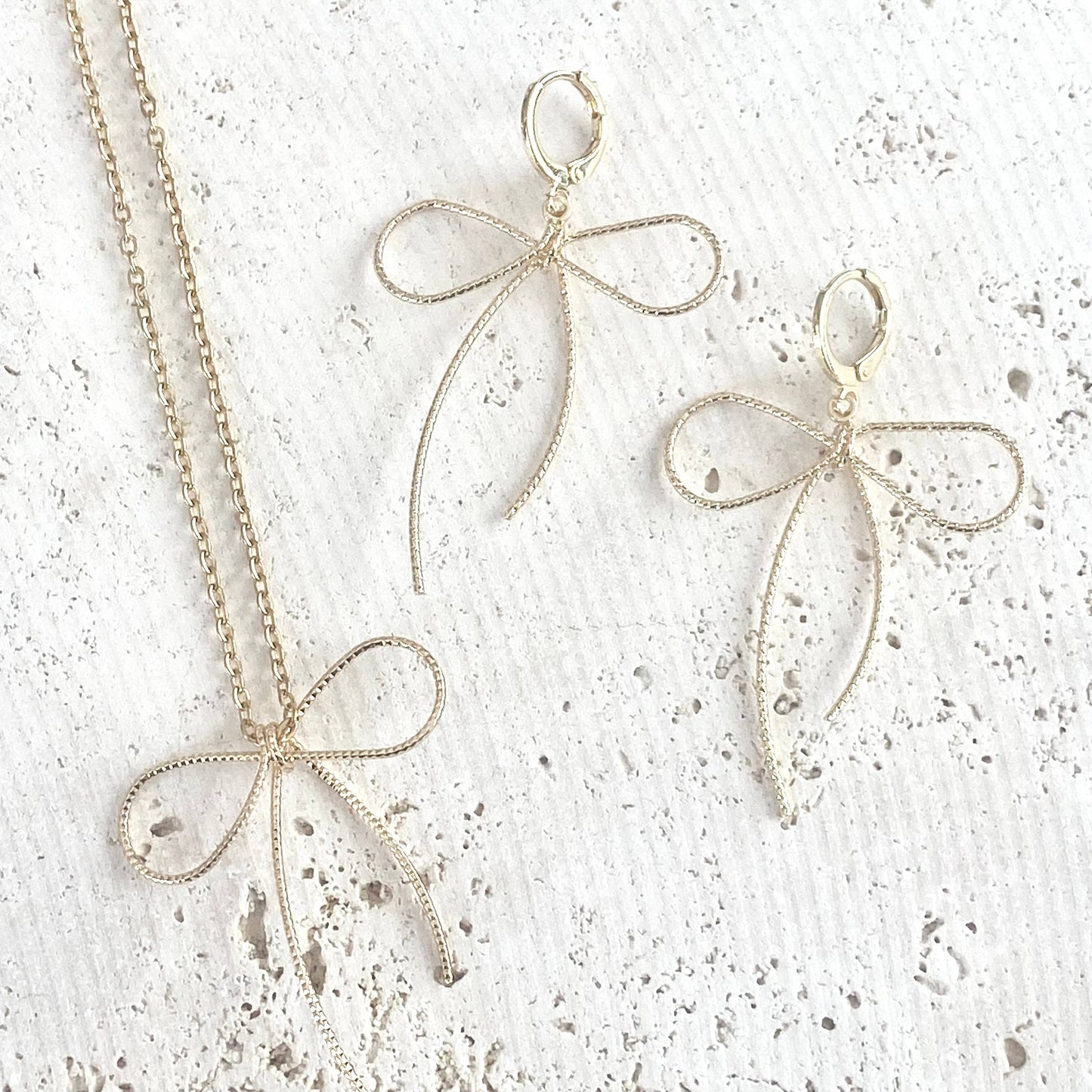 Handmade Bow Necklace