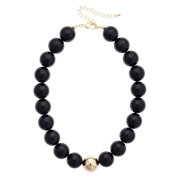 Marjorie Game Day Beaded Necklace