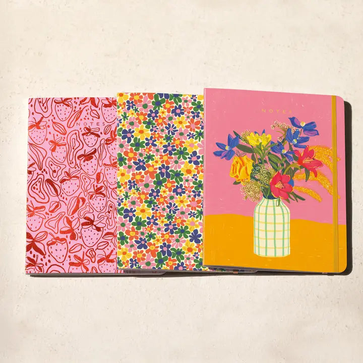 Flora + Fauna Sewn Trio Notebook Set