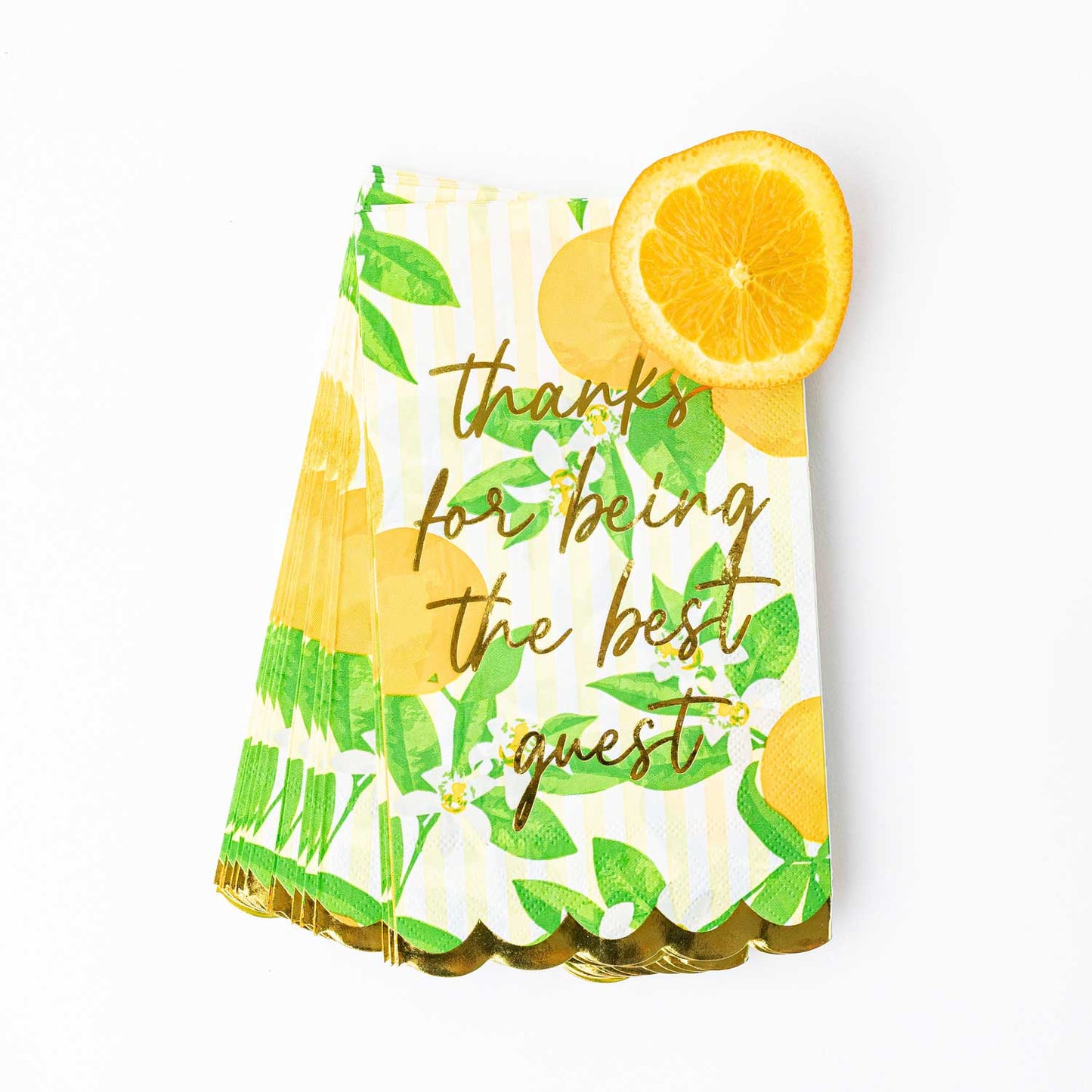 Orange Blossom Paper Guest Towel Packs