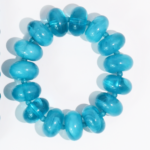 Sugar Bead Bracelet-Aqua