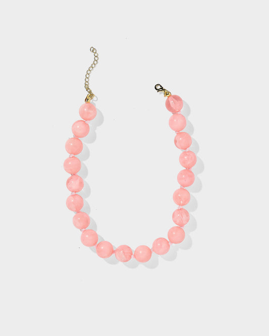 Blush Mila Necklace: 16 inches
