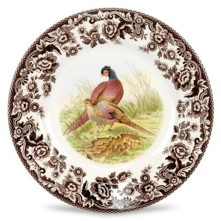 Spode Woodland Salad Plate 8 Inch (Pheasant)