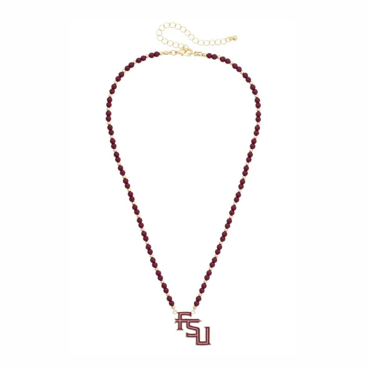 Florida State Seminoles Beaded Spirit Necklace
