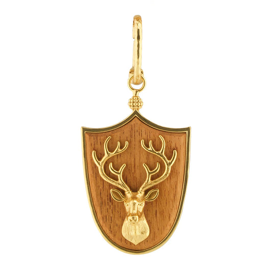 Forest Walk Stag Pendant - Teak