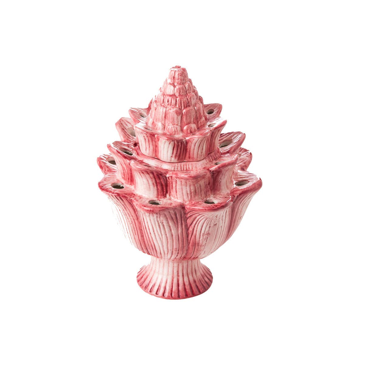 Artichoke Watermelon Ceramic Tulipiere Small