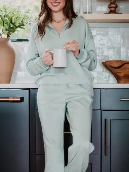 Seafoam Scuba Pants Set