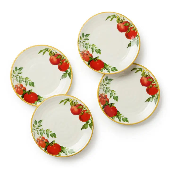 Pomodoro Canape Plates 6in