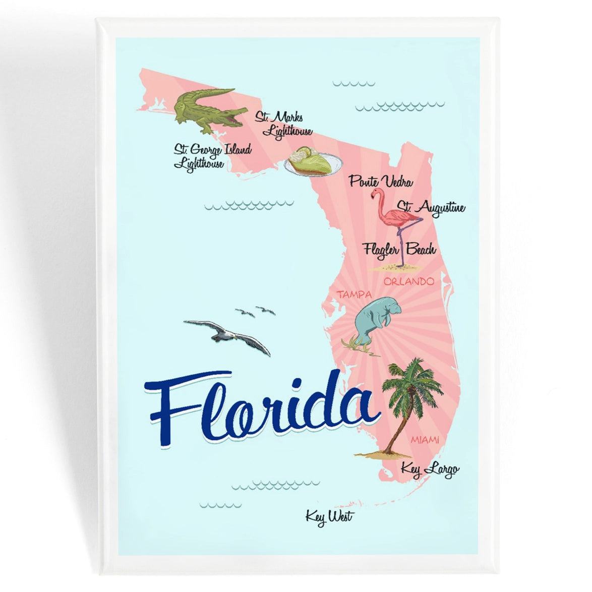 FL State Map Magnet