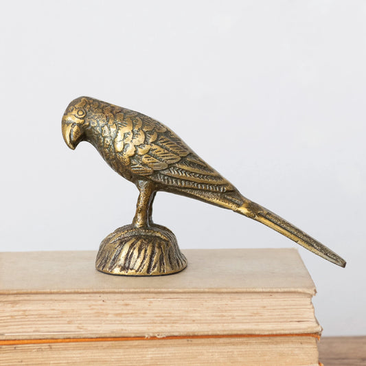 Aluminum Bird Decor - Gold