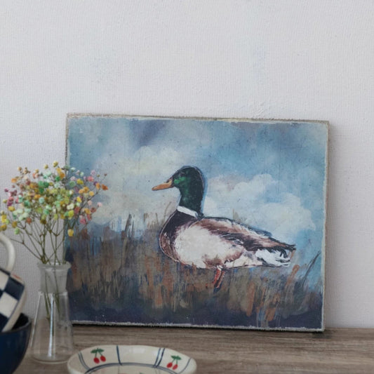 Canvas Wall Décor w/ Duck Image