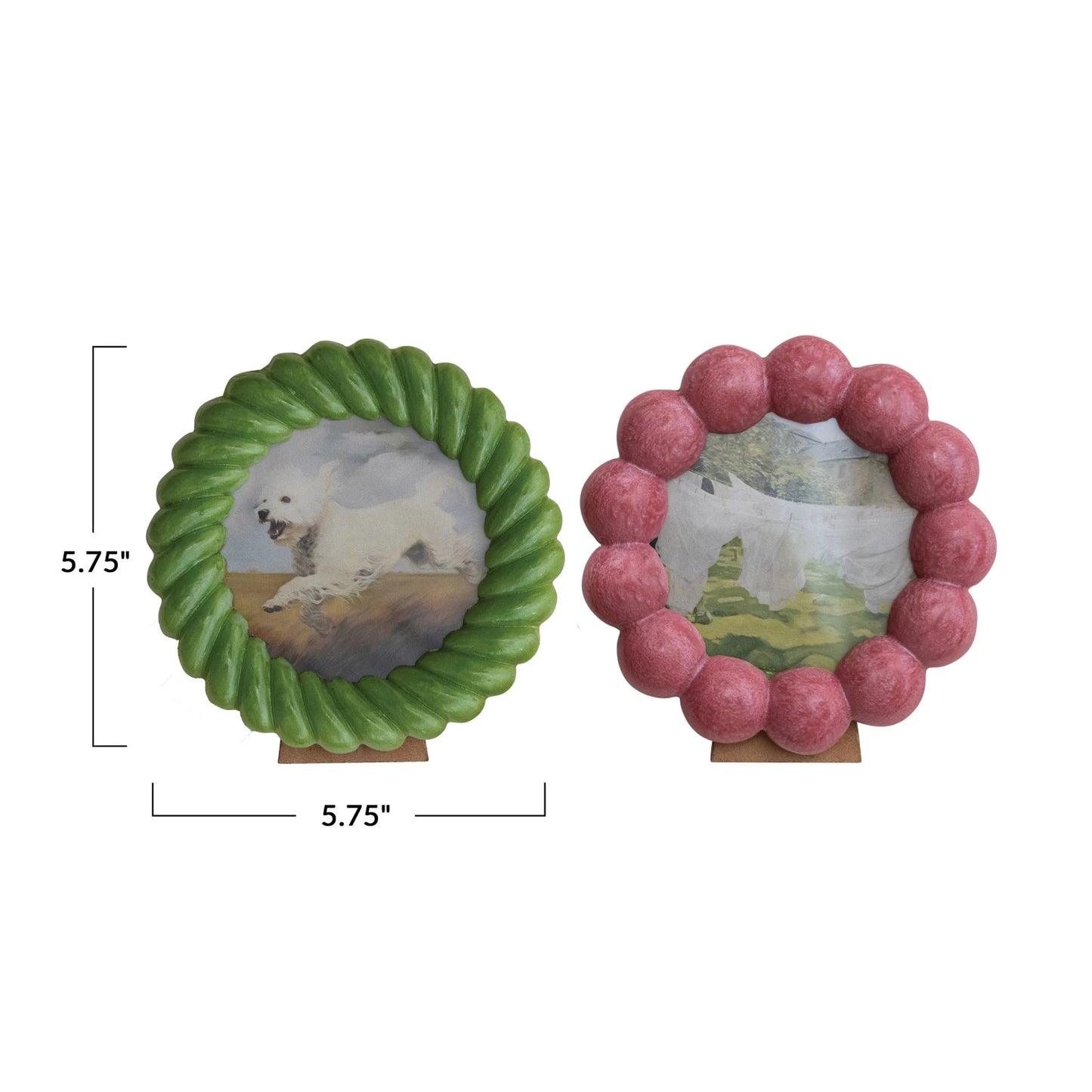 Resin Ball/Twisted Photo Frame
