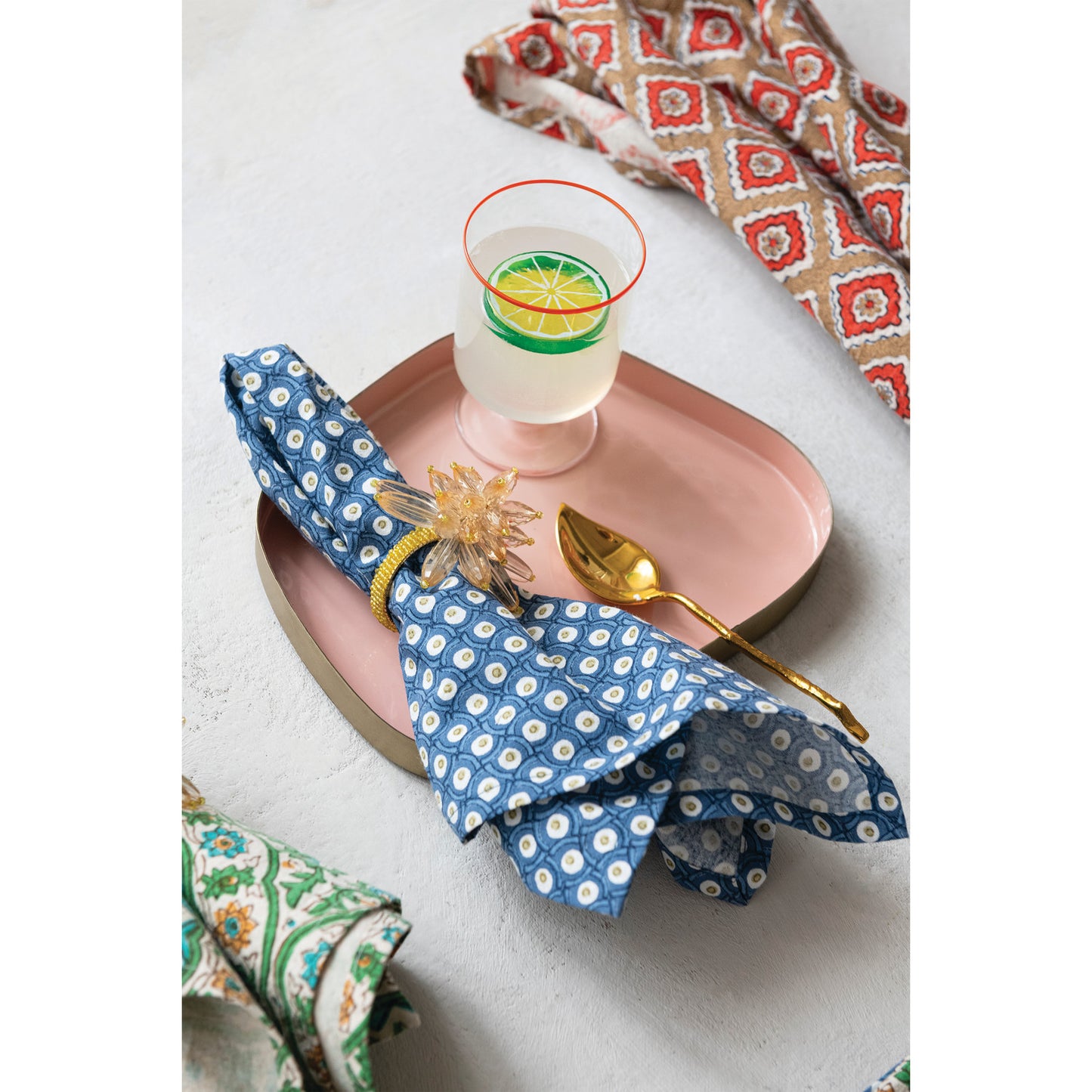 S/4 Cotton Printed Napkins