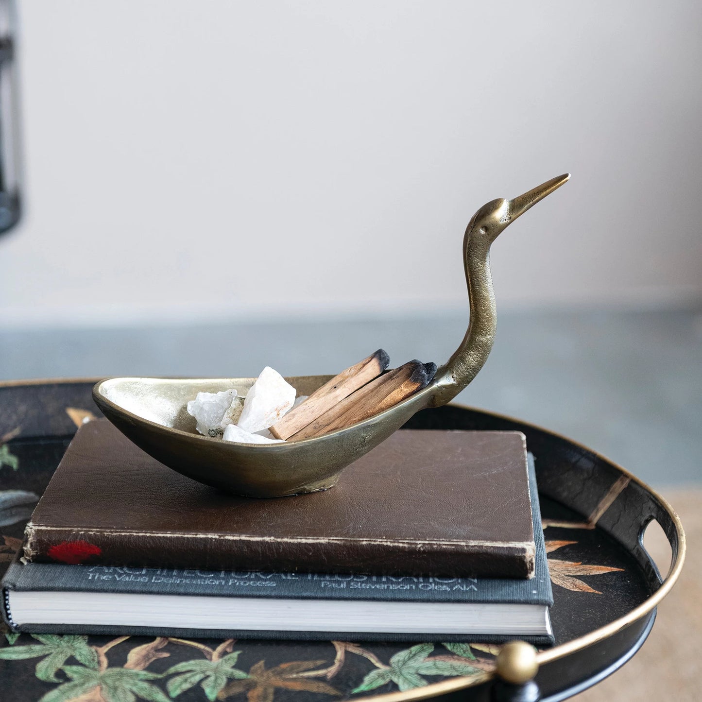 Cast Aluminum Bird Shaped Bowl